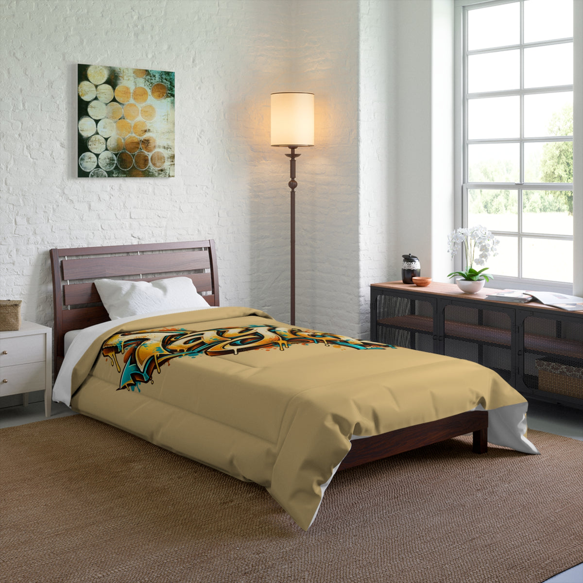 Copy of Copy of Copy of Graffiti Name Comforter — Custom 'Tommy' Street Art Bedding