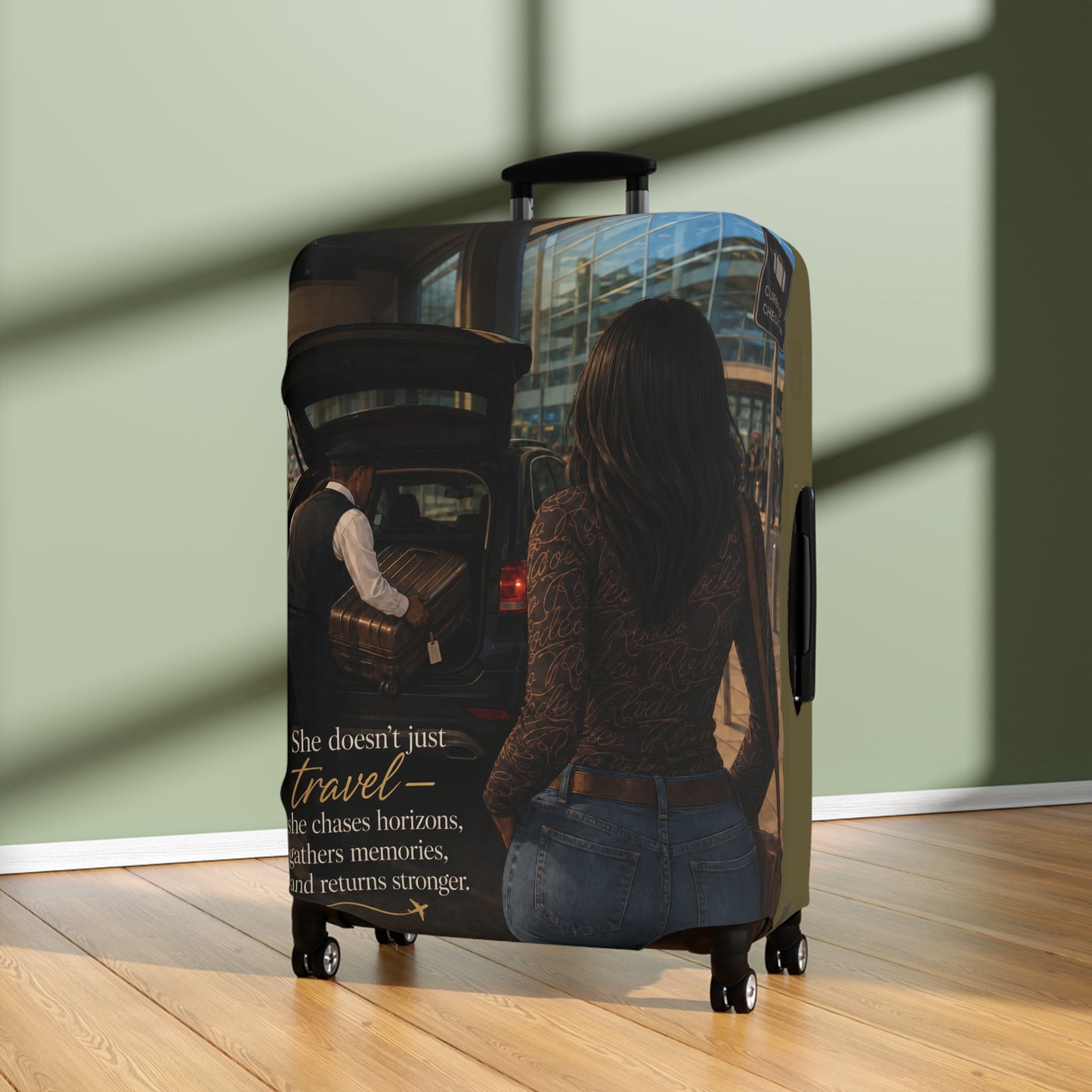 Personalized Travel Luggage Cover 2 — Inspired by your likeness