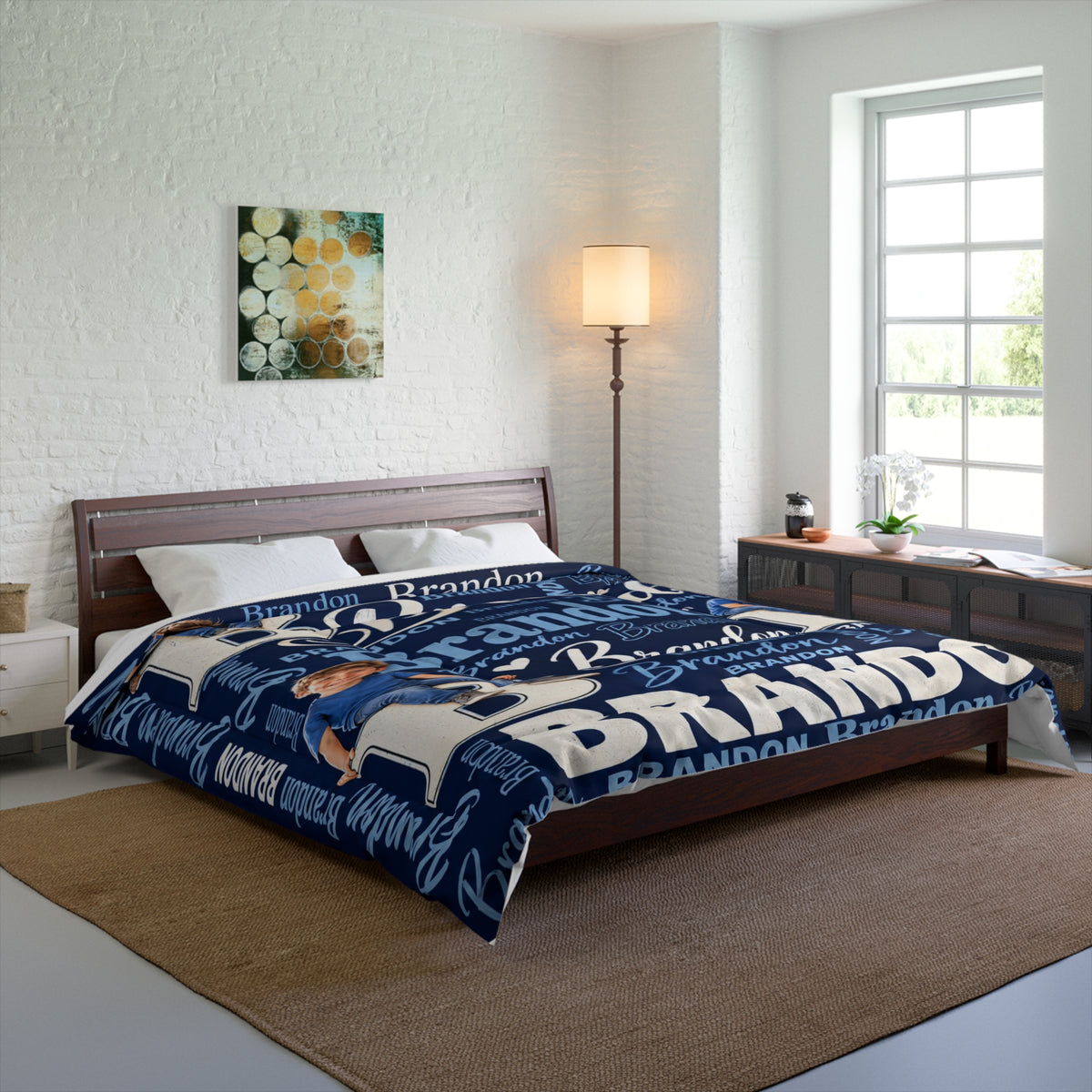Personalized Children’s Comforter With Their Likeness and Name 2