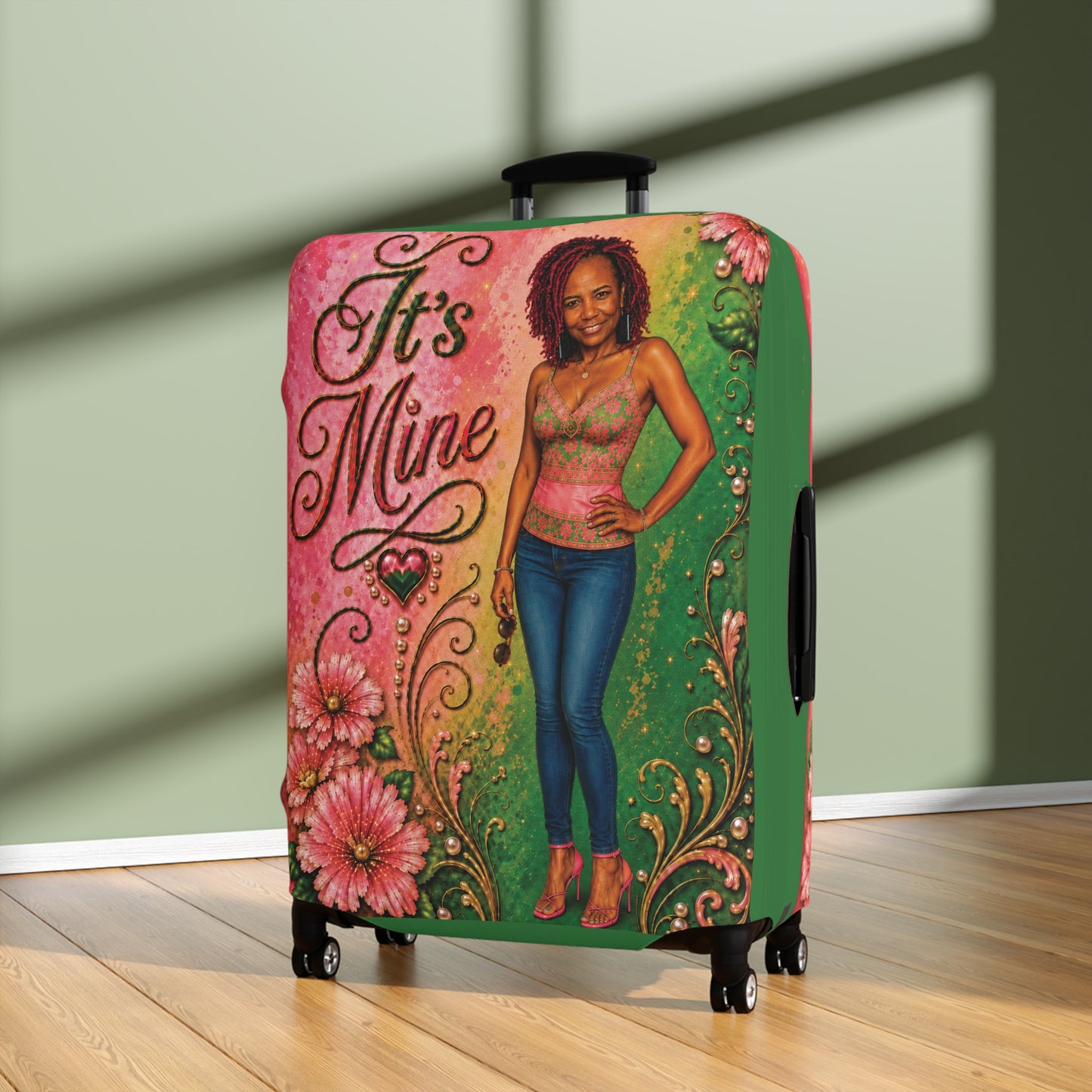 Luggage Cover - The Pearly Pink