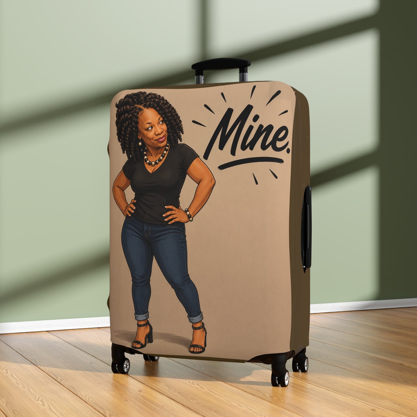 Personalized "Your Likeness" Luggage Cover