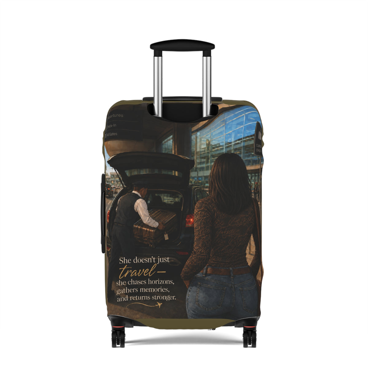 Personalized Travel Luggage Cover 2 — Inspired by your likeness