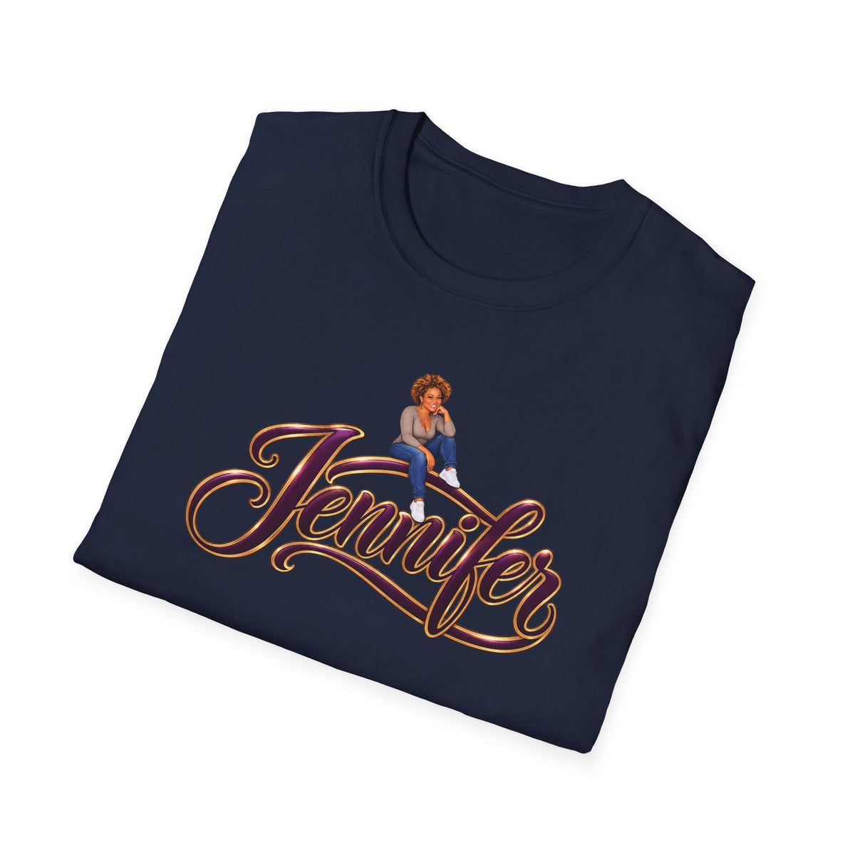 Personalized Name and Illustrated Likeness T-Shirt