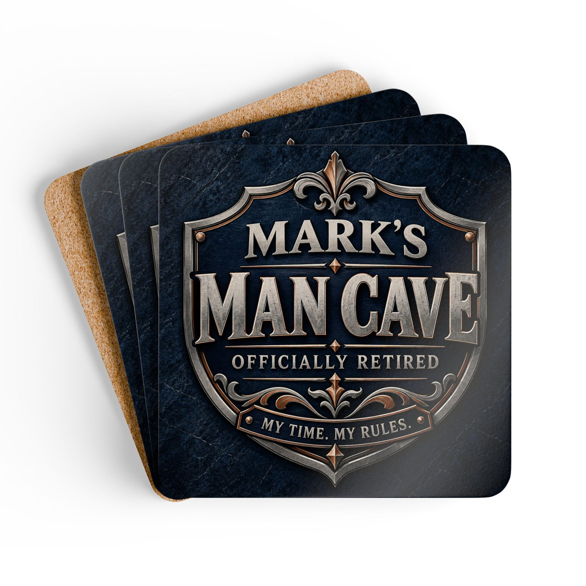 Mark’s Man Cave Officially Retired Coasters Set