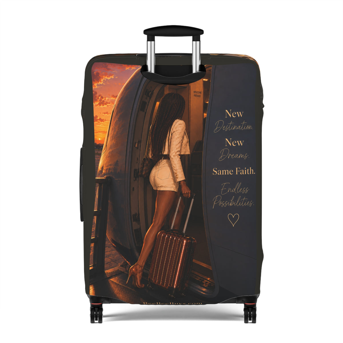 Copy of Personalized Travel Luggage Cover — Inspired by your likeness