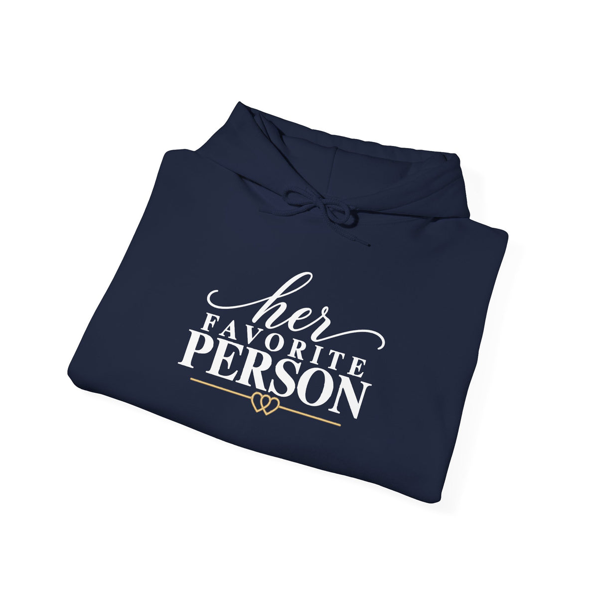 Personalized “His Favorite Person” and “Her Favorite Person” Couples Hoodies White