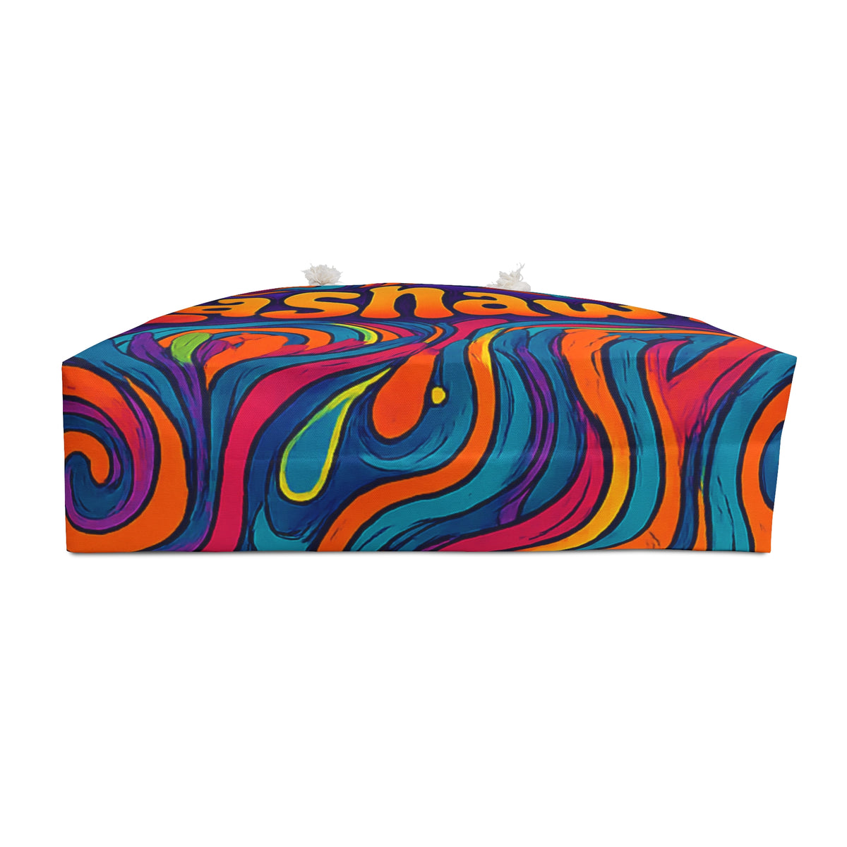 Personalized Weekender Bag — Vibrant Retro Travel Tote