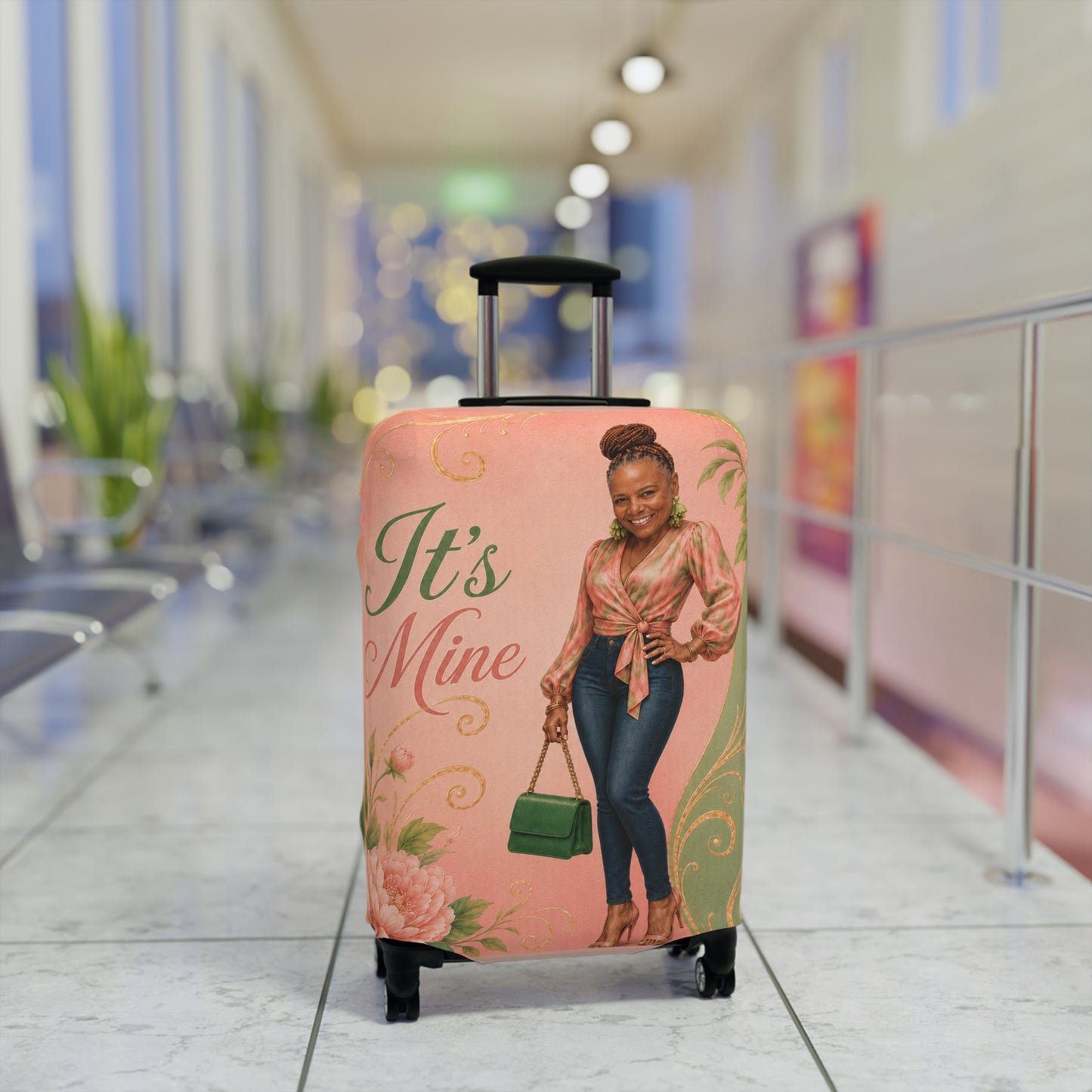 Luggage Cover - classy lady