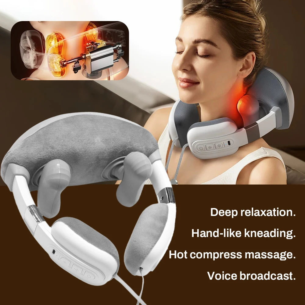Simulated Finger Massage Multifunctional Massager, Multiple Gears, Straight Muscle Strain