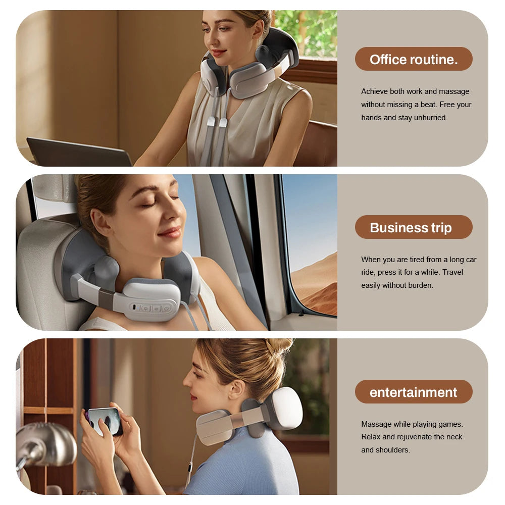 Simulated Finger Massage Multifunctional Massager, Multiple Gears, Straight Muscle Strain