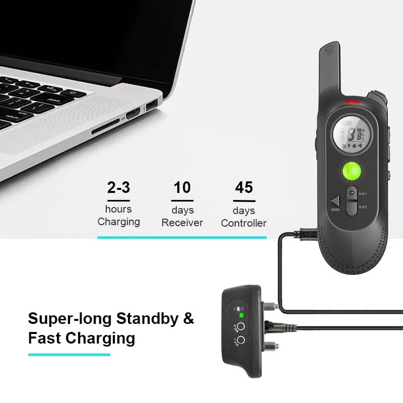 Dog Training Collar with Remote Voice Commands