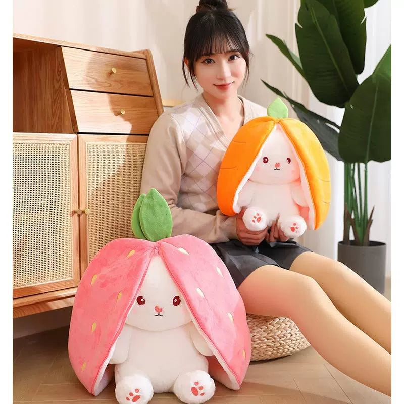 Cute Bunny Pillow Stuffed Toy – Unique Plush Gift for Kids
