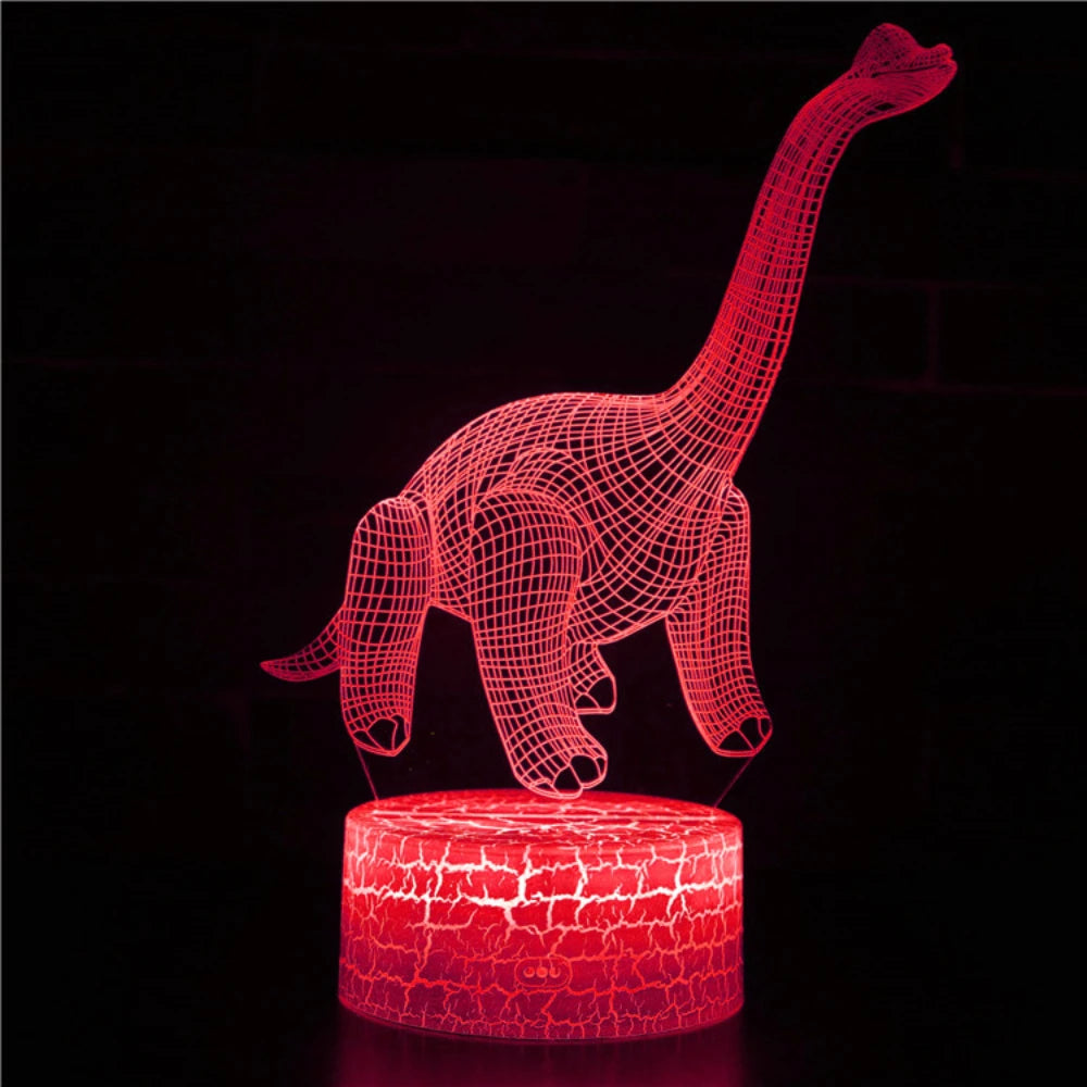 Acrylic Dinosaur Night Light, Kids Led Night Light Lamp