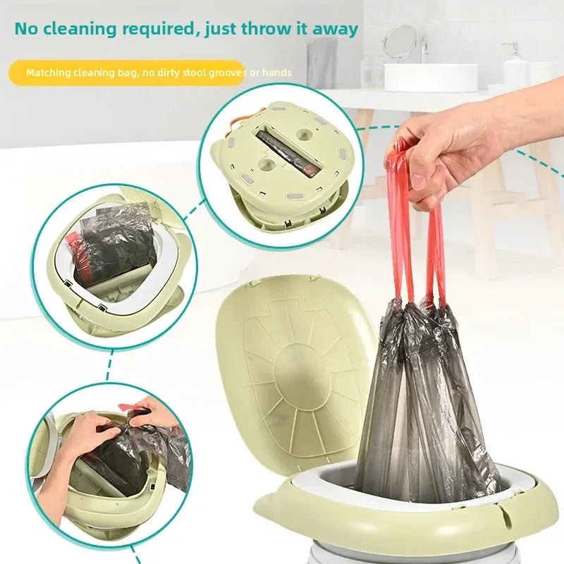 Portable Potty for Toddler Travel Foldable Potty Training Toilet for Car
