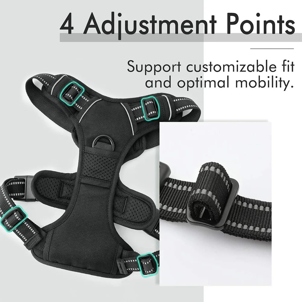 Dog Harness No-Pull Service Vest with Reflective