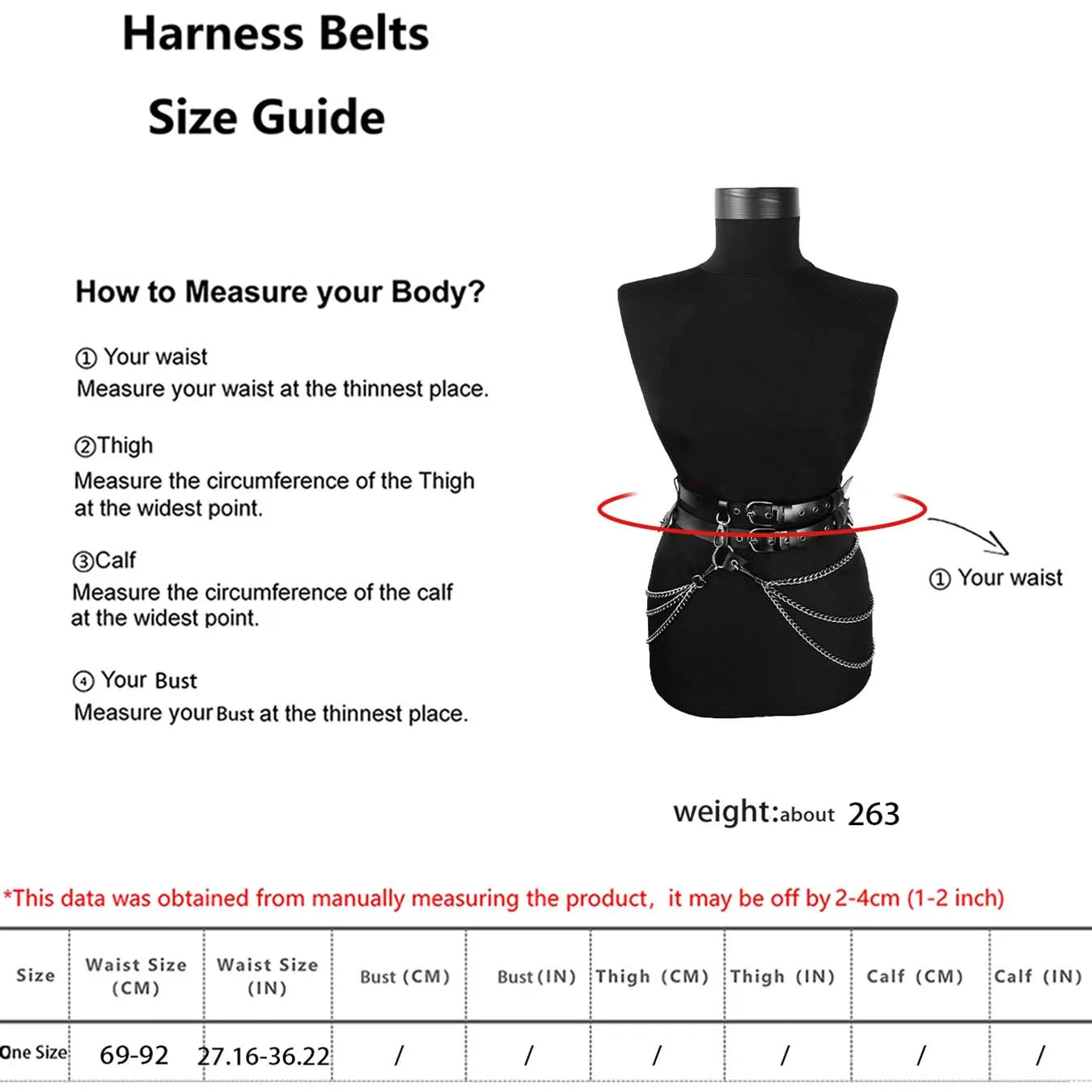 Fashion Belt Female Street Style corset Body Chain Tassels Belt Adjustable Punk Decorative Belt Gothic Clothing Accessories