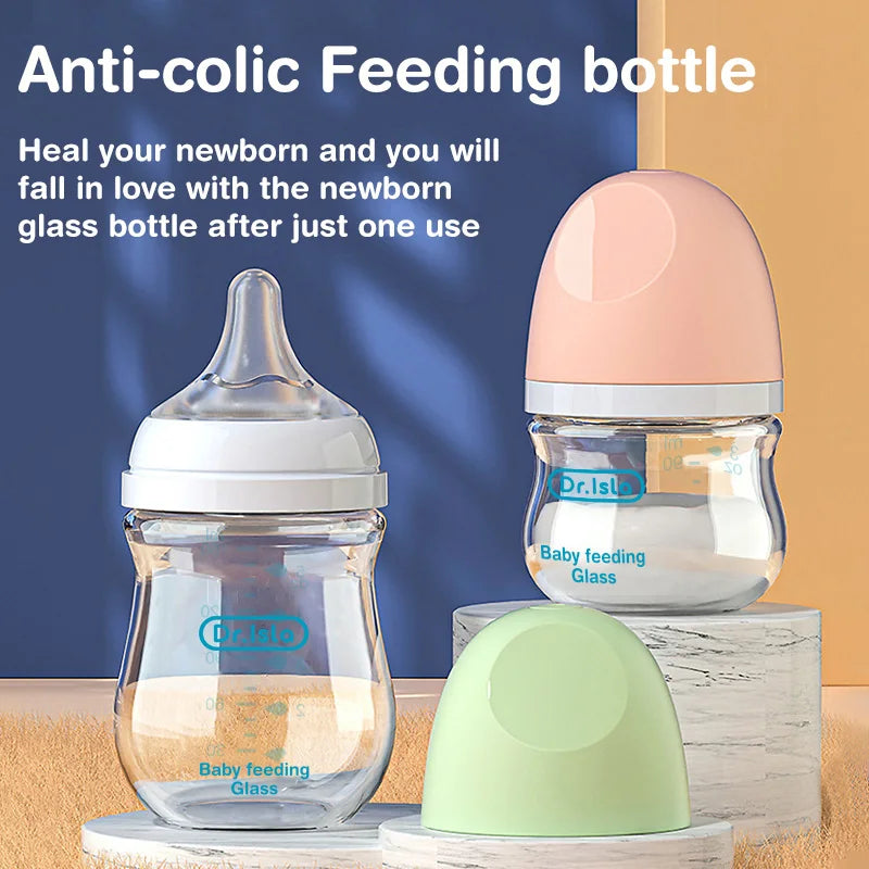 Dr.isla Anti-Choke Baby Bottle Newborn Glass