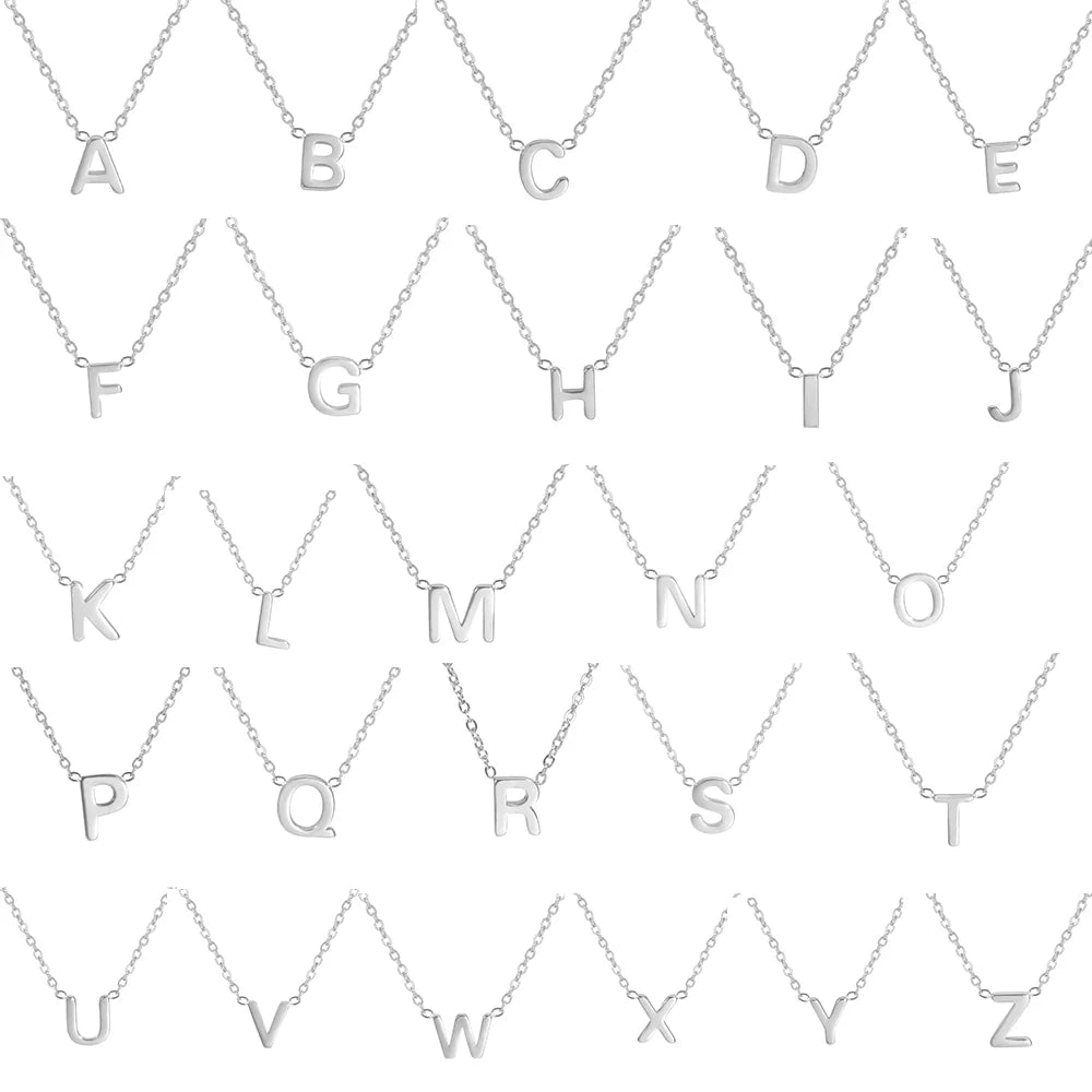 Initial Name Necklace for Women