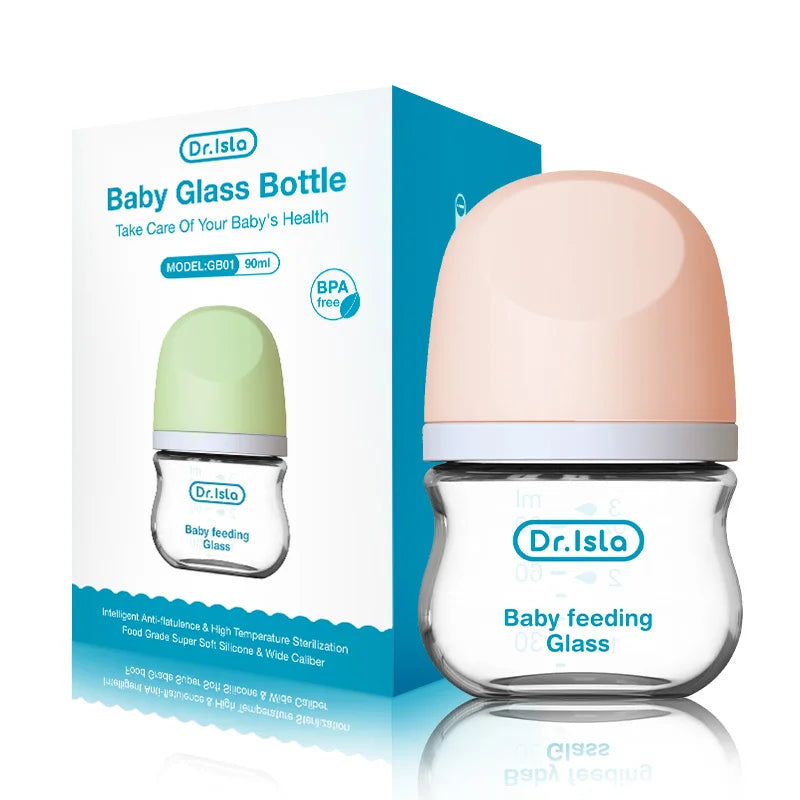Dr.isla Anti-Choke Baby Bottle Newborn Glass