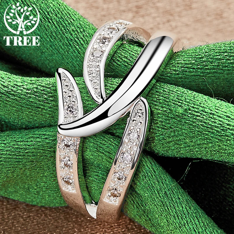 925 Sterling Silver Noble Shiny Elegant AAA Zircon Ring For Women -BOGOš„