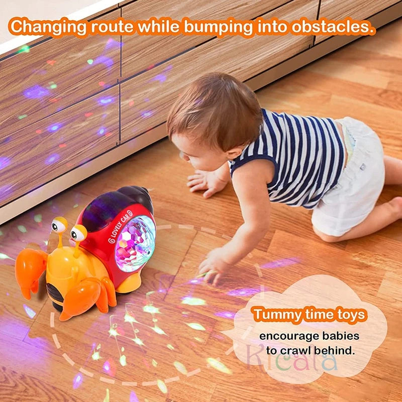 Crawling Crab Baby Toy