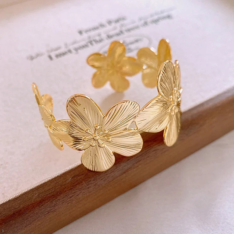 Flower Opening Bangles for Women