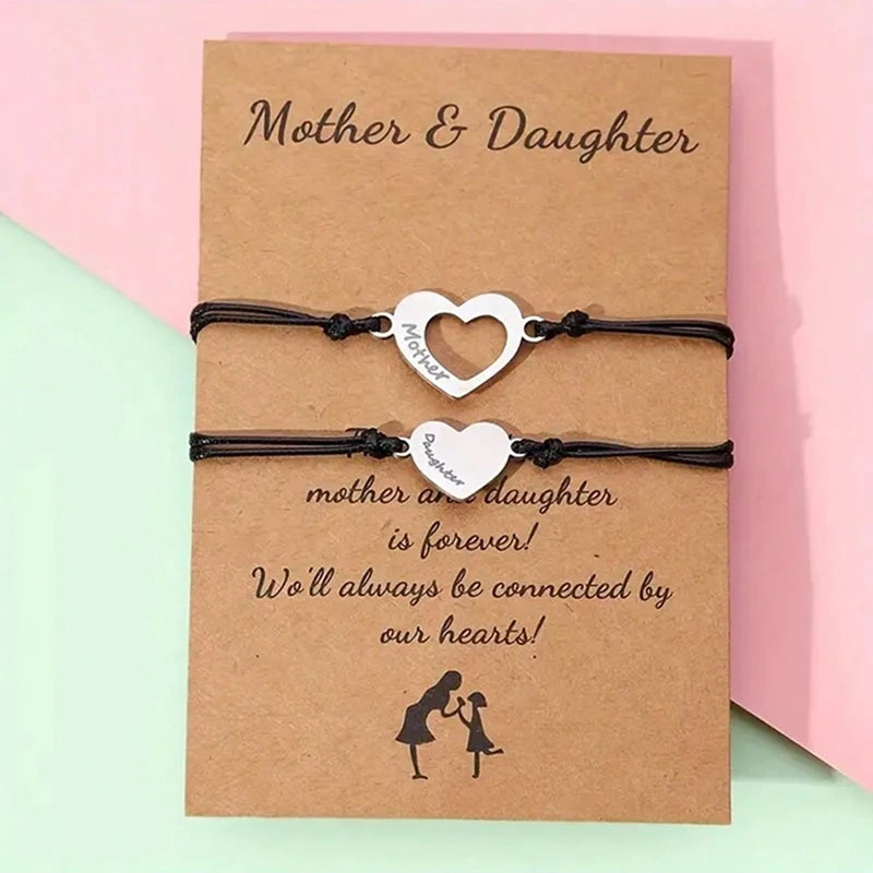 mother-daughter bond bracelet - Free Shipping