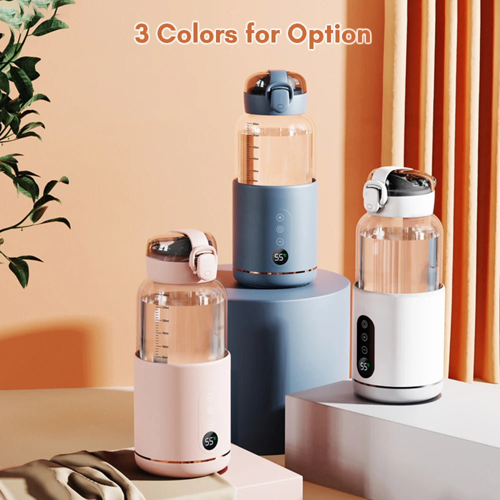 Portable Electric Bottle Warmer For Baby Milk USB Rechargeable