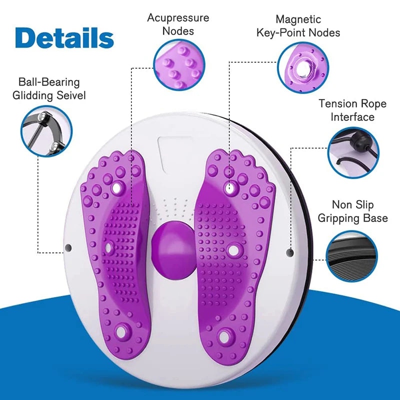 Waist Twisting Disc Magnetic Massage Body Trainer - Buy one Get one Free