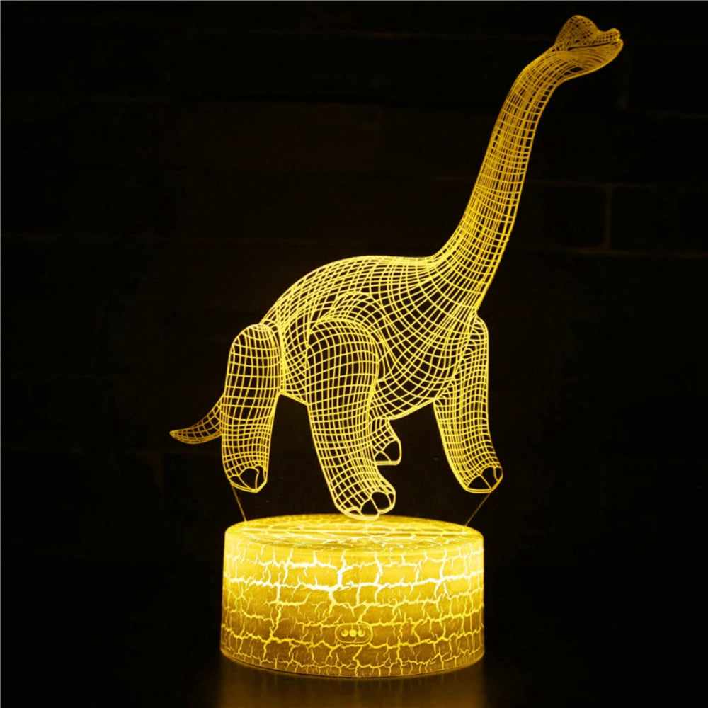 Acrylic Dinosaur Night Light, Kids Led Night Light Lamp