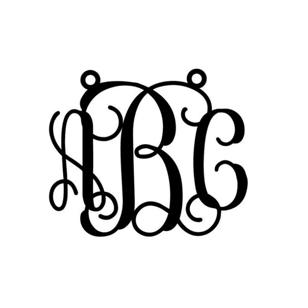 Custom Monogram Necklace for Women Personalized Stainless Steel Jewelry