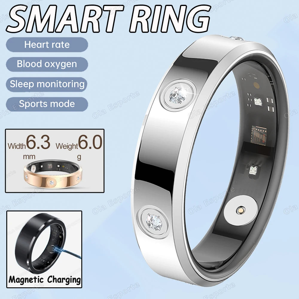 2025 Smart Ring Women Men Super narrow 6.3mm