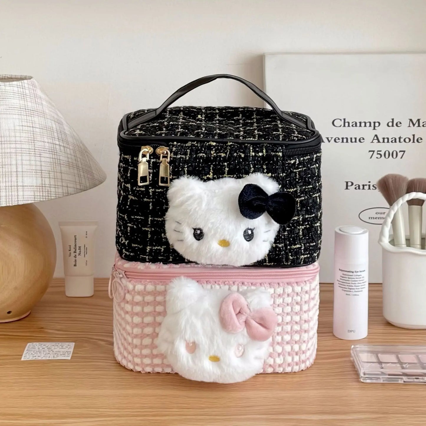Cute Girls First Makeup Bag Portable Large Capacity Storage Bag - BOGO 🔥