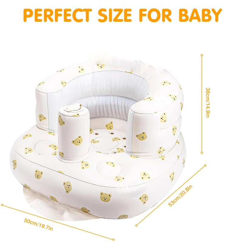 Inflatable Baby Seat for Babies 3-36 Months,Built in Air Pump