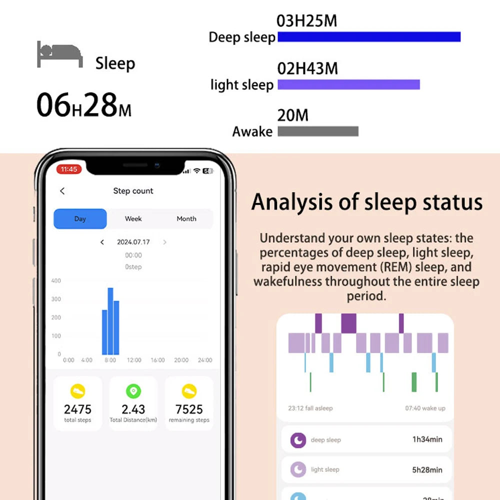 CSS R26 Smart Ring-Heart Rate/Blood Oxygen/Sleep Monitor