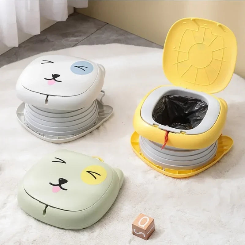 Portable Potty for Toddler Travel Foldable Potty Training Toilet for Car