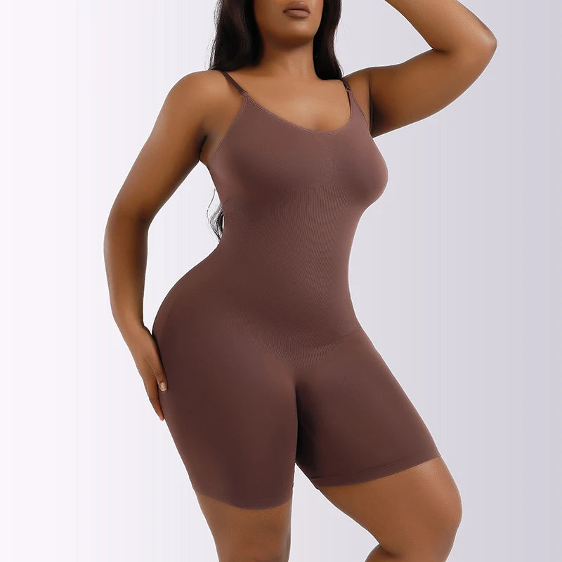 Women Seamless Bodysuit Compression Open Crotch Shapewear Push Up Fajas Colombianas Corset Full Body Shaper Slimming Butt Lifter
