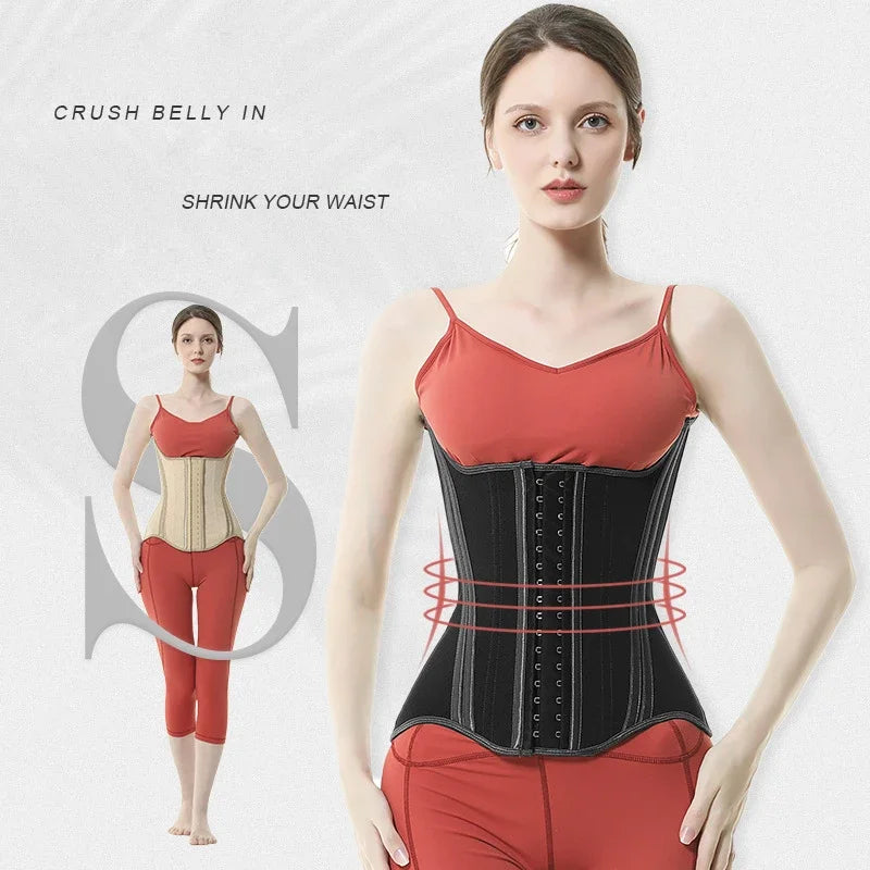 Slimming Sheath Latex Rubber Waist Trainer Cincher Corset