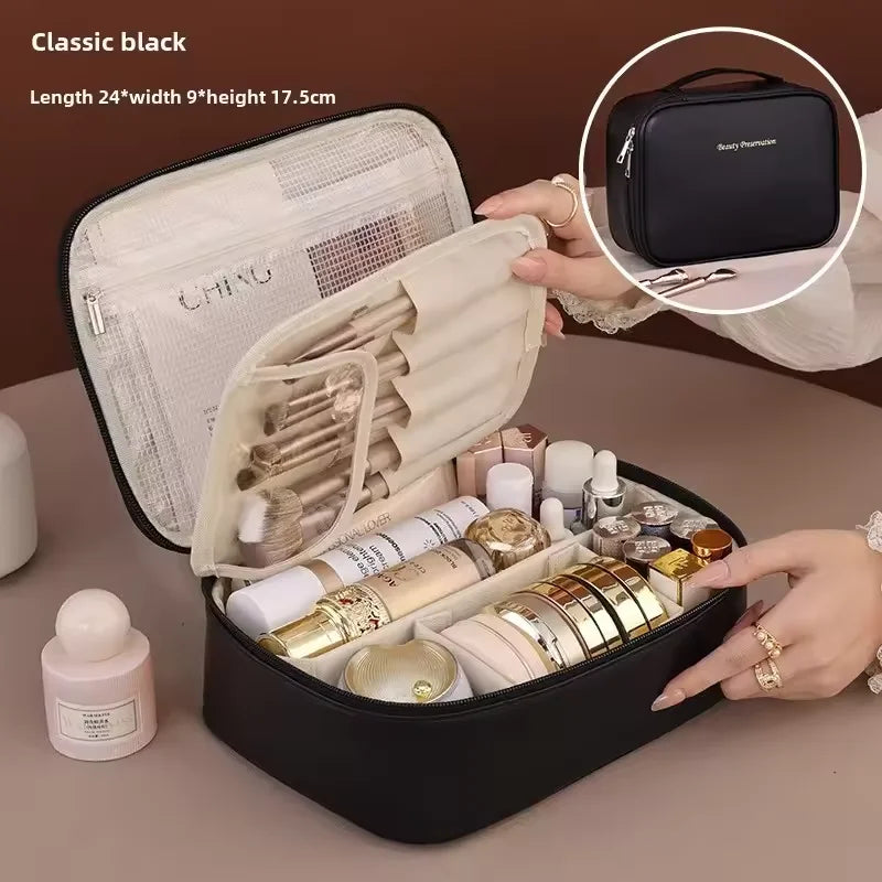Double Layer Large Capacity Luxury Cosmetics Organizer - Buy One Get Free 🔥