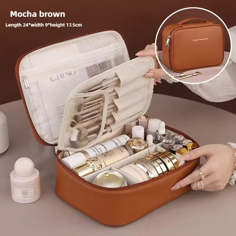 Double Layer Large Capacity Luxury Cosmetics Organizer - Buy One Get Free 🔥