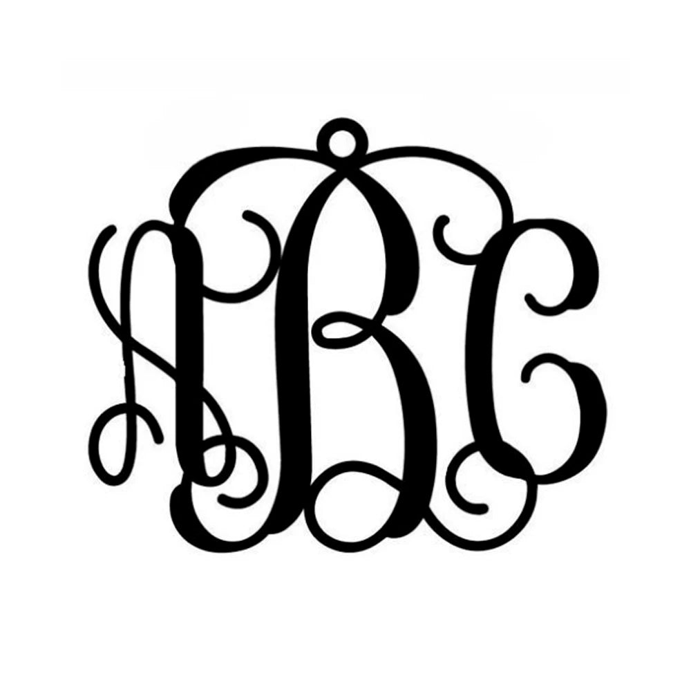 Custom Monogram Necklace for Women Personalized Stainless Steel Jewelry