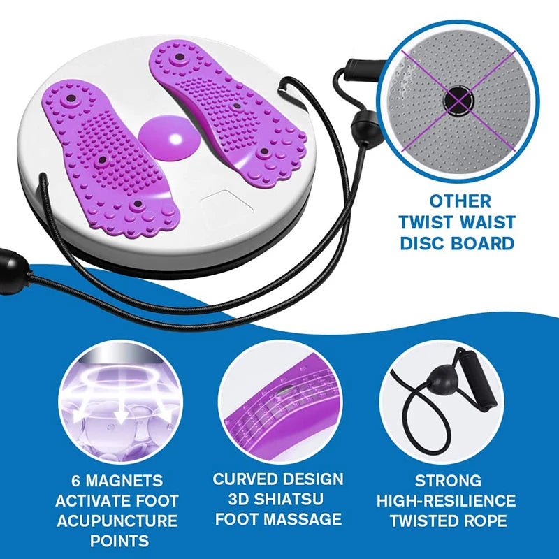Waist Twisting Disc Magnetic Massage Body Trainer - Buy one Get one Free