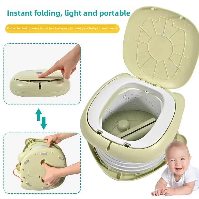Portable Potty for Toddler Travel Foldable Potty Training Toilet for Car
