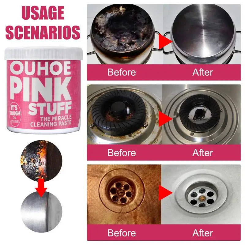 The Pink Stuff The Miracle All Purpose Cleaning Paste Household Kitchen Bathroom Cleaner