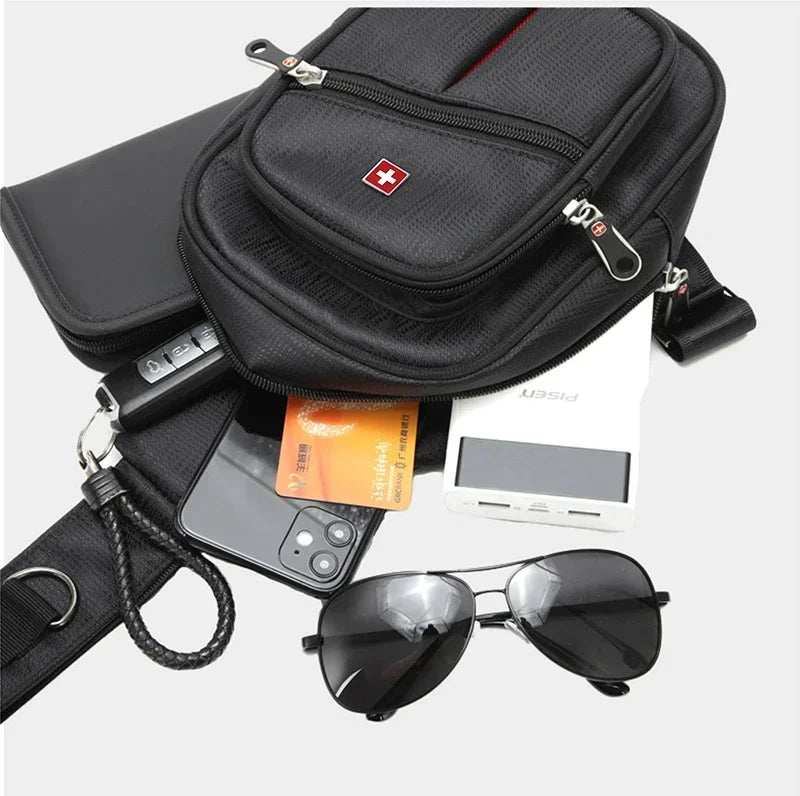 Outdoor Leisure Waterproof Shoulder Crossbody Bag