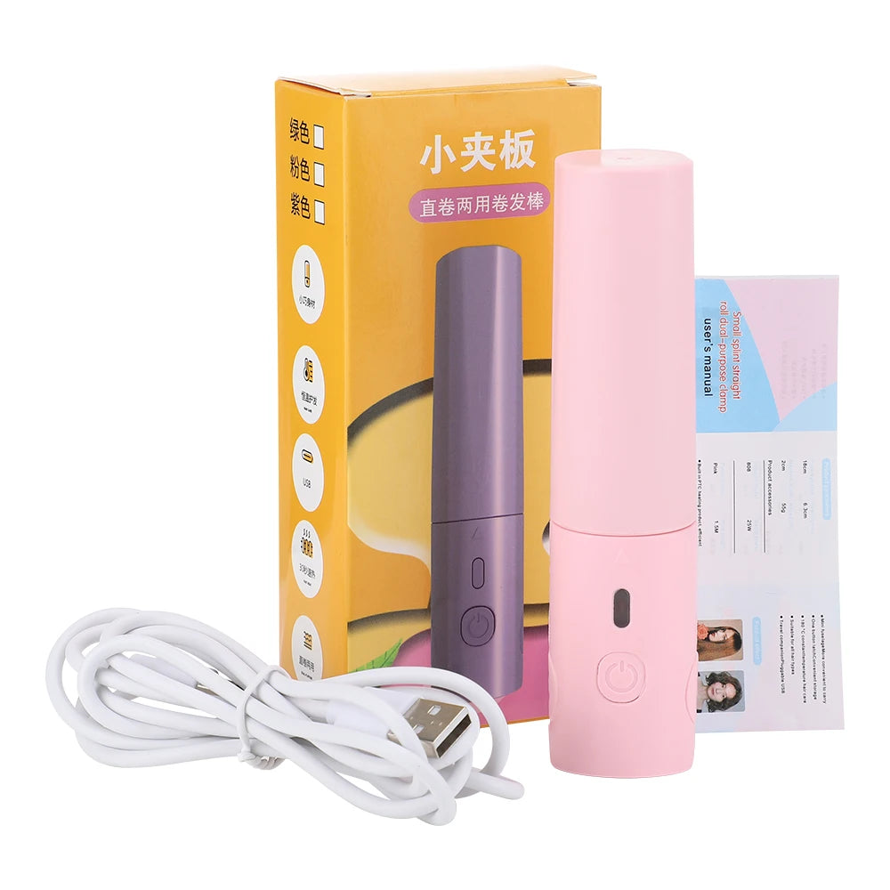 Portable Small Hair Curling Machine Multifunctional +BATANA OIL Conditioner
