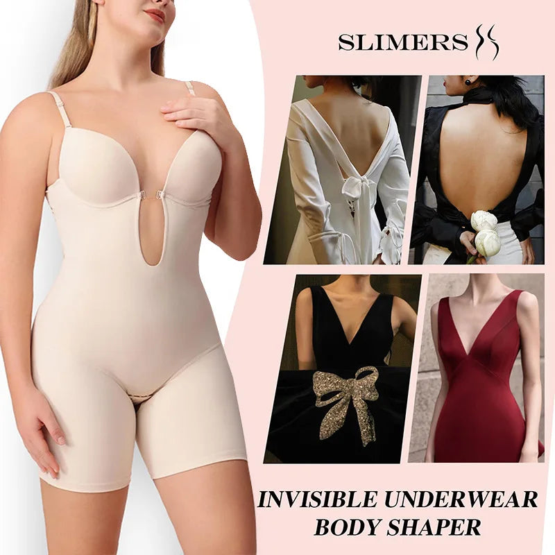 Women Shapewear Full Body Shaper Slimming Bodysuit Open Crotch Corset Waist Trainer Postpartum Recovery Shaping Underwear fajas