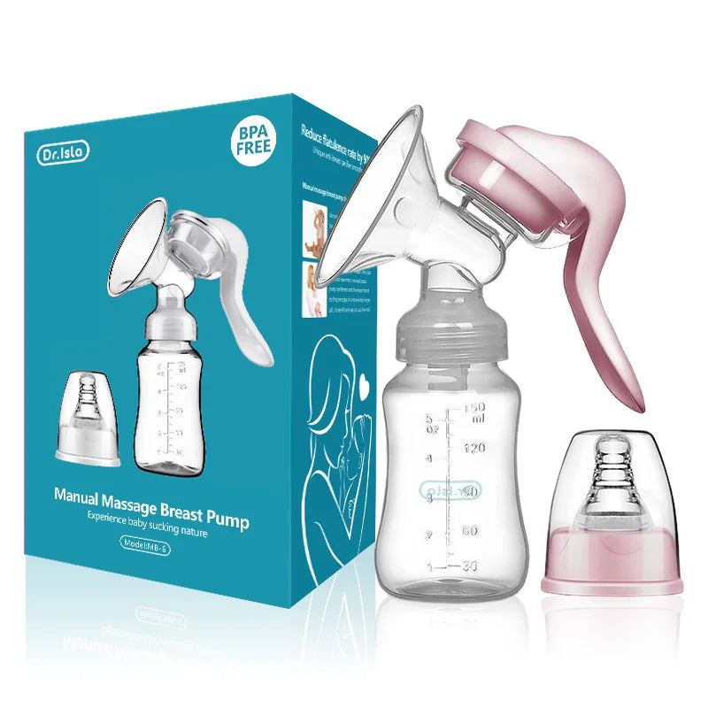MAMIJOY Breast Pump Baby Nipple Manual Suction Milk Pump