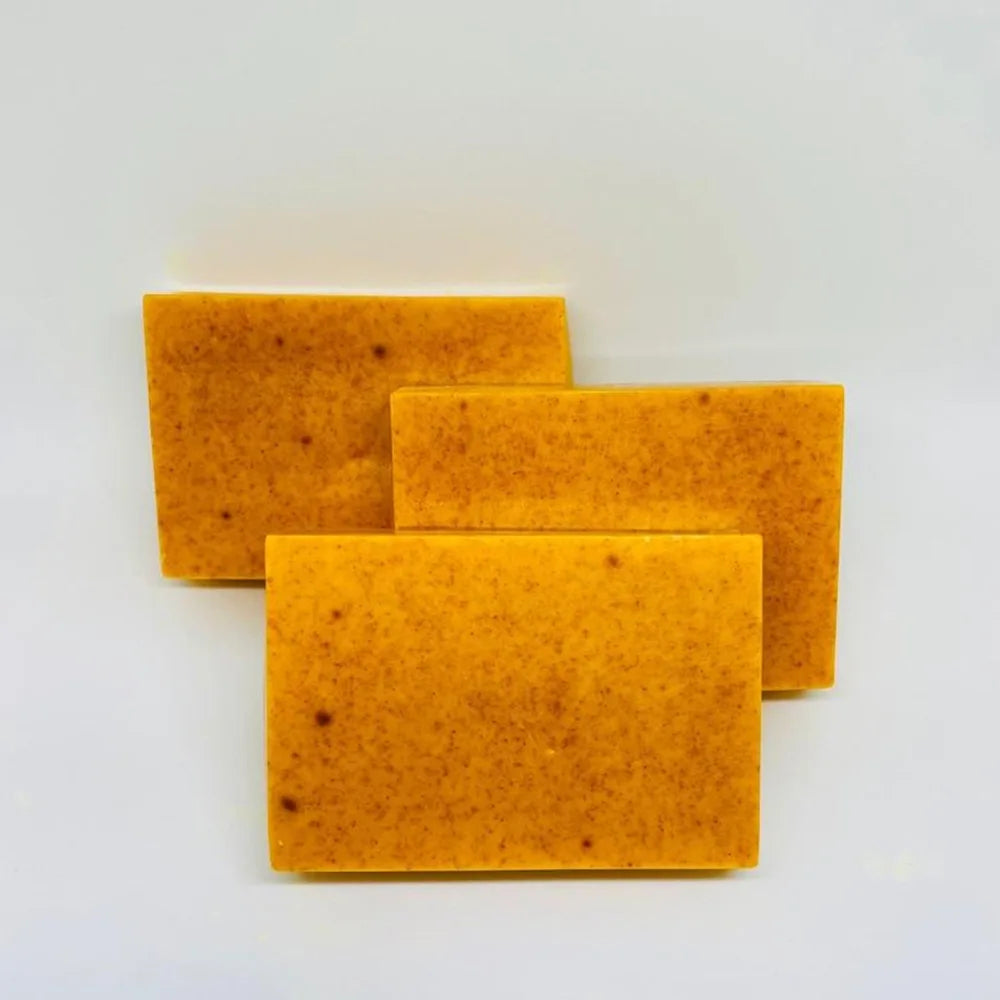 100g Turmeric Hand Made Soap, Lemon Kojic Acid Soap - Free Shipping