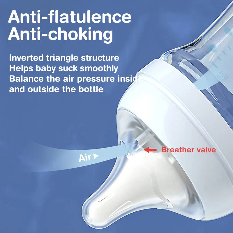 Dr.isla Anti-Choke Baby Bottle Newborn Glass